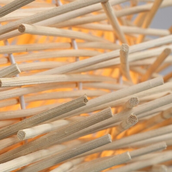 Simple Bird's Nest Creative Rattan Pendel Light