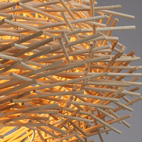 Simple Bird's Nest Creative Rattan Pendel Light