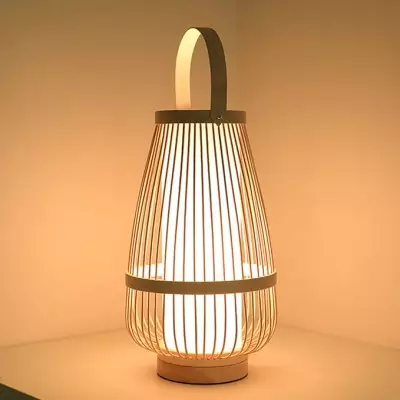 Lámpara de mesilla de noche Tatami Zen Art