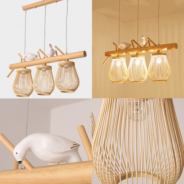 Gangen Rattan Dekoration Pendel Light
