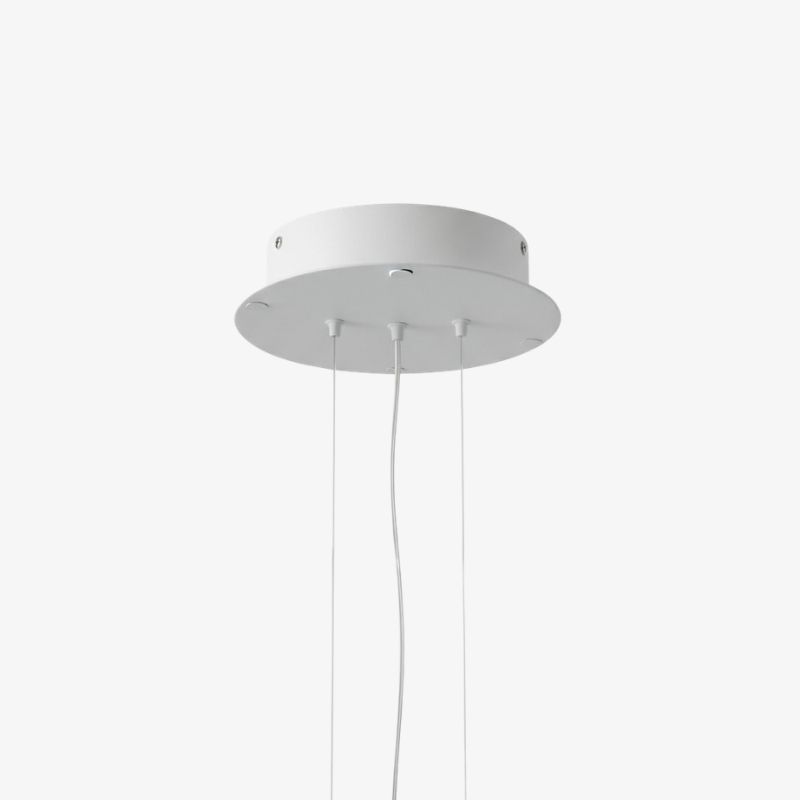 Sturdy Metal Base detail of Creative Flower Pendant Light S106