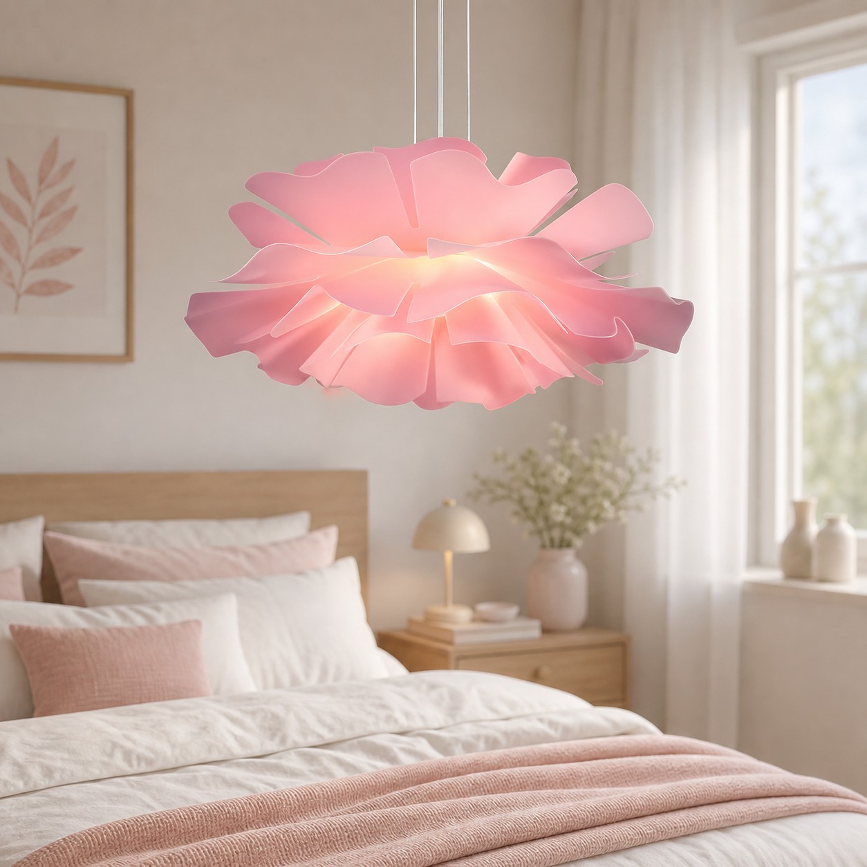 Creative Flower Pendant Light S106 room style 2