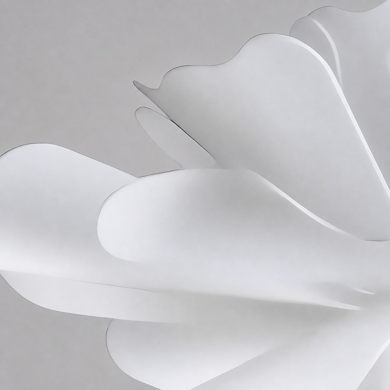 Durable Acrylic Material detail of Creative Flower Pendant Light S106