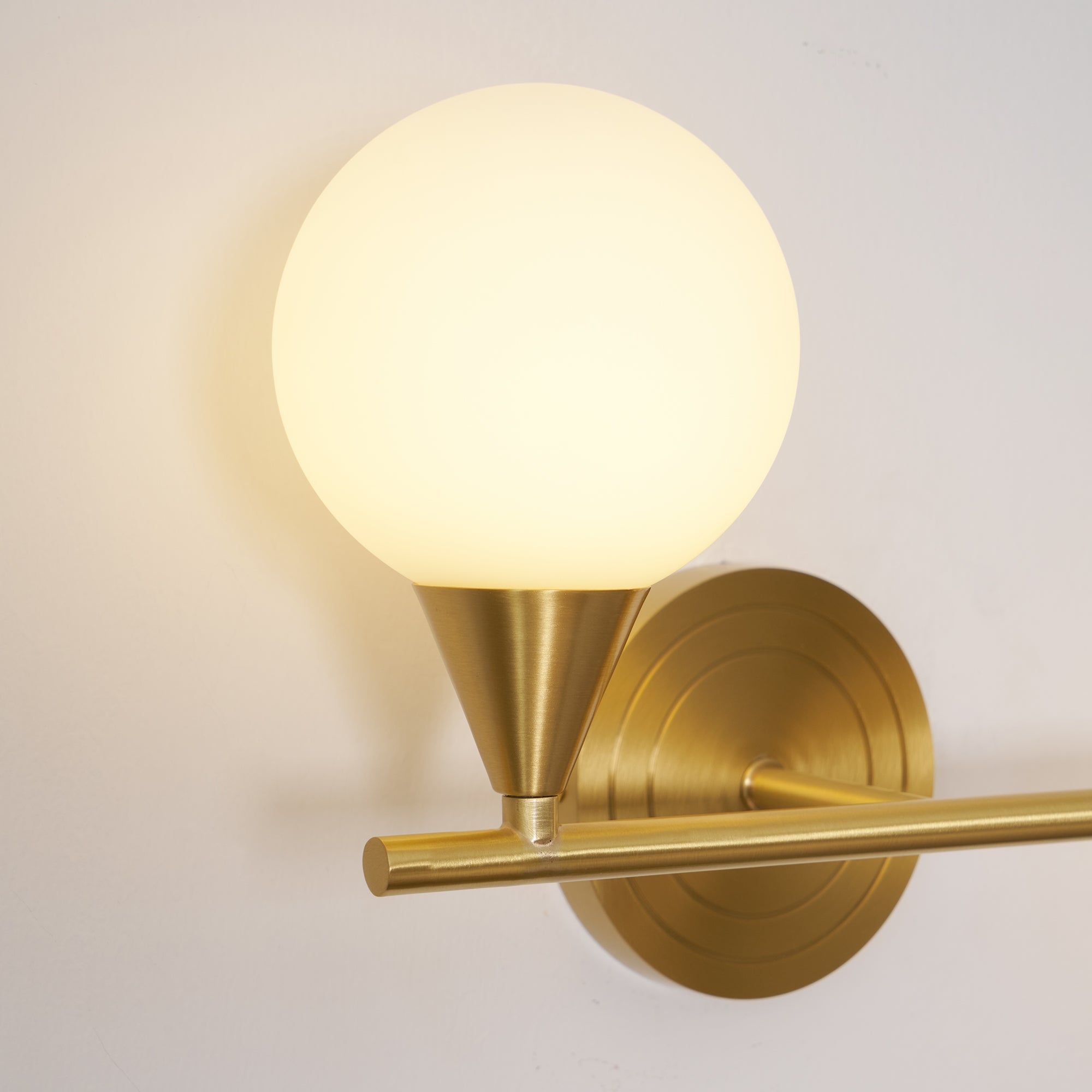 Holten Brass Armed Sconce D409