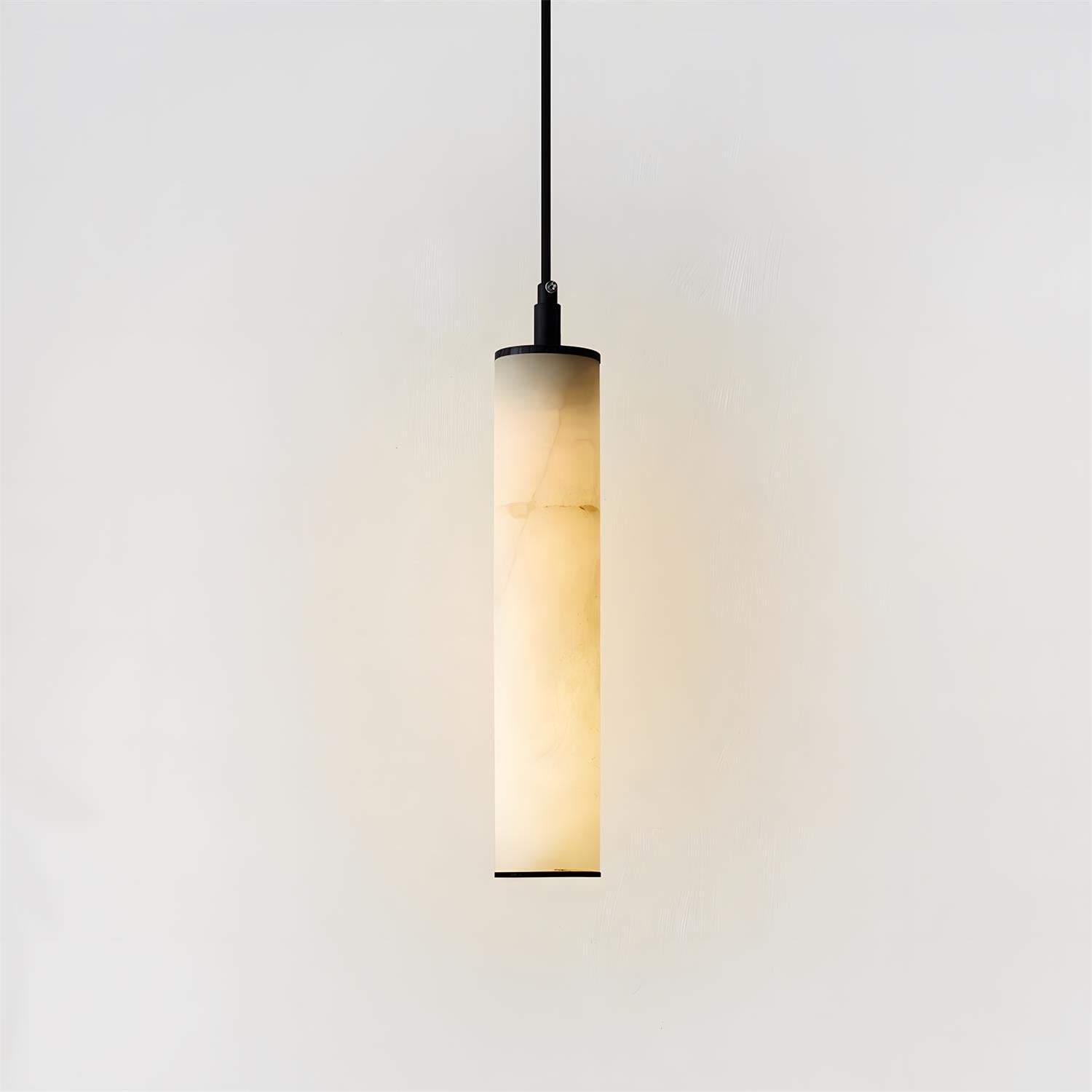 Calder Alabaster Tube Pendant Lamp D347