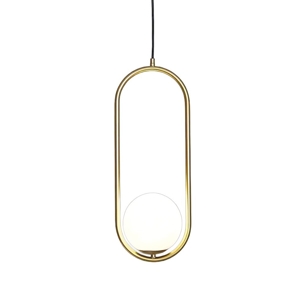Modern Geometric Metal Pendant Light