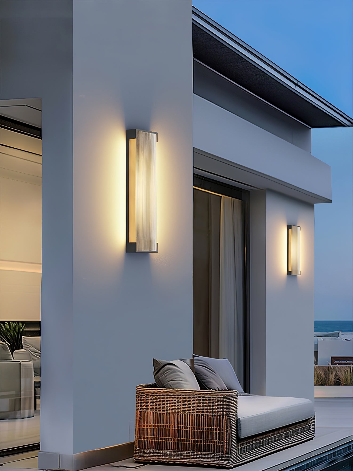 Rectangular Outdoor Wall Light M434