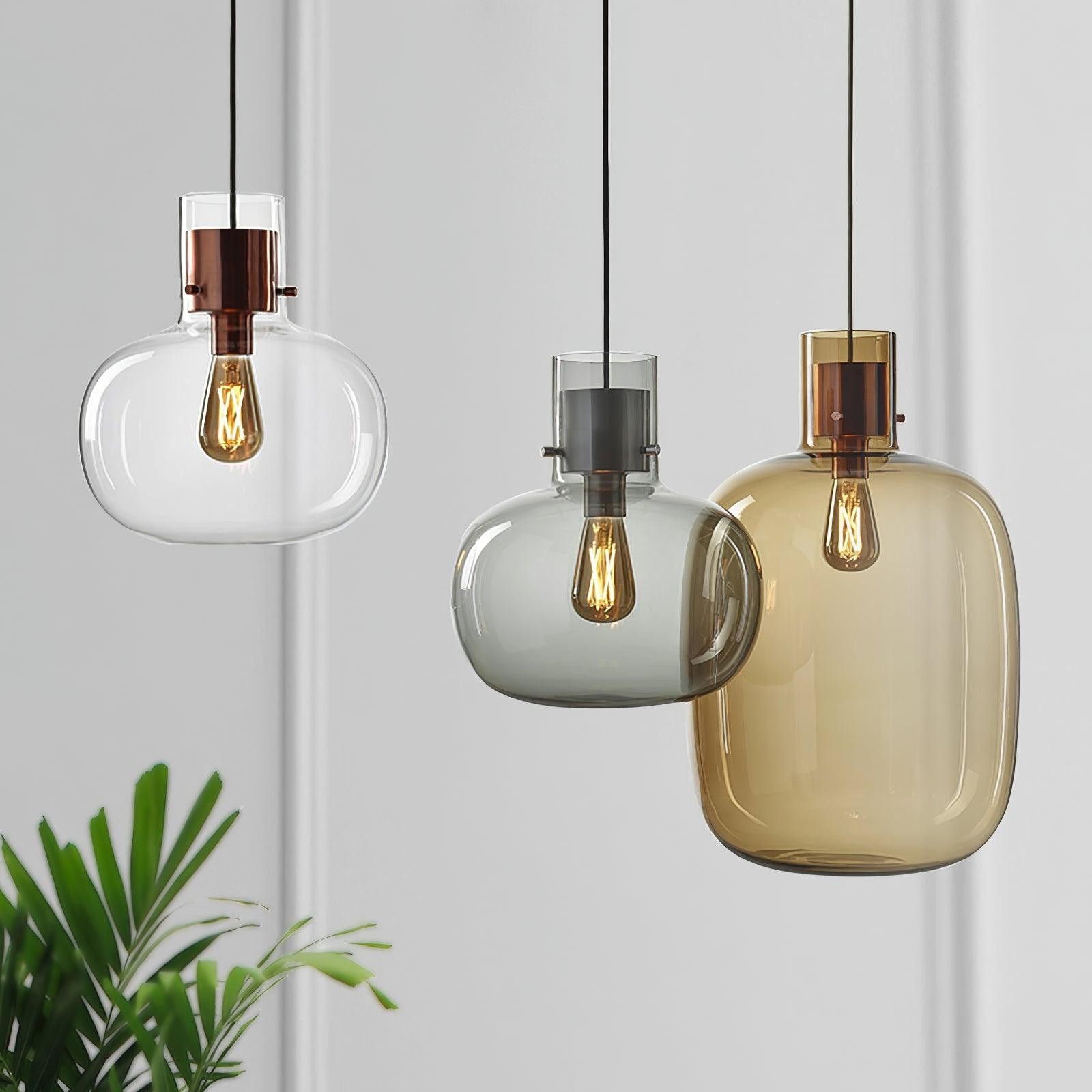 Nordic Minimalist Luxury Personality Glass Pendant Light M487