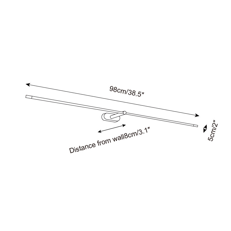 Kady Linear Rechargeable Version Wall Lamp D58