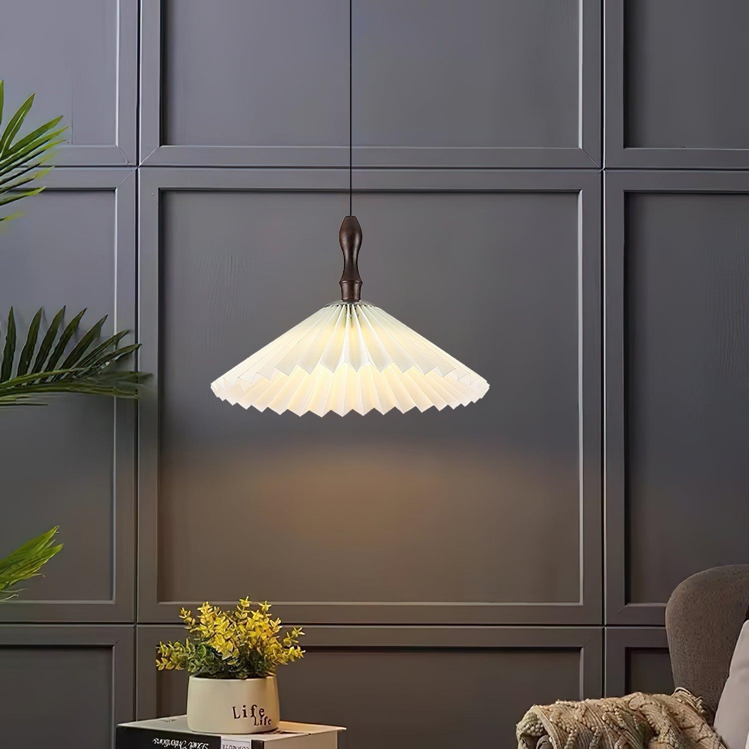 Simple White Flower Paper Pendant Lamp M67