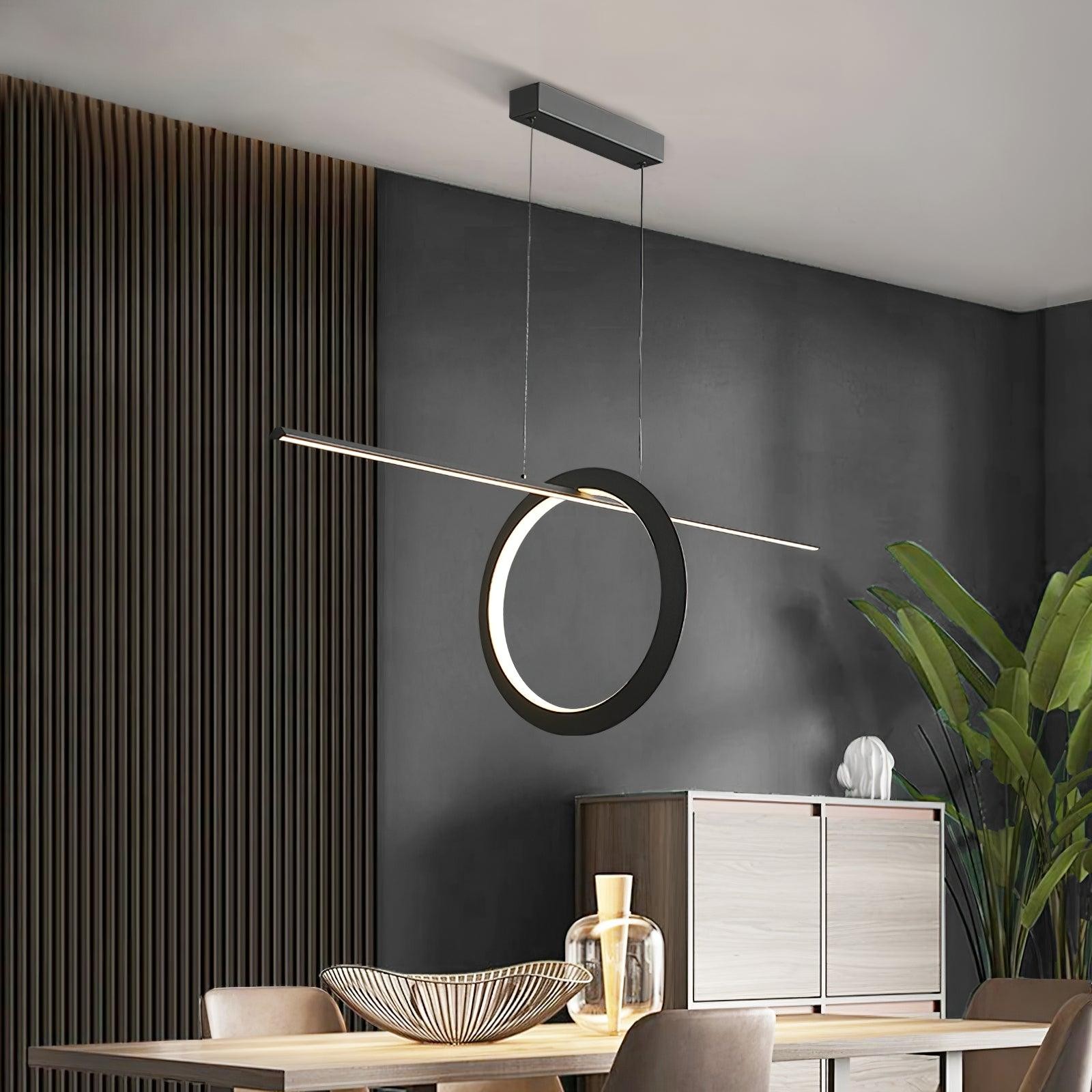 Minimalist High-End Geometric Line Pendant Light M548