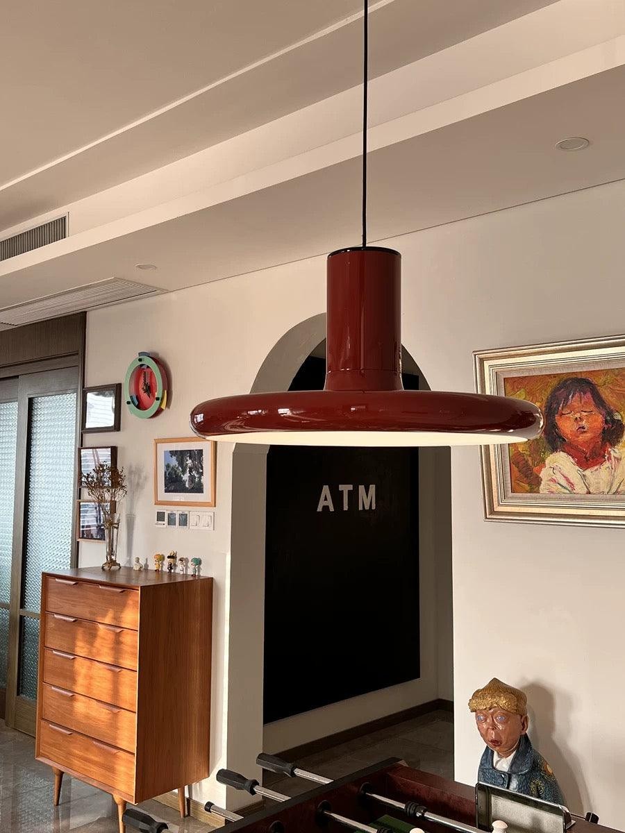 Vintage UFO Frisbee Pendant Lamp M446