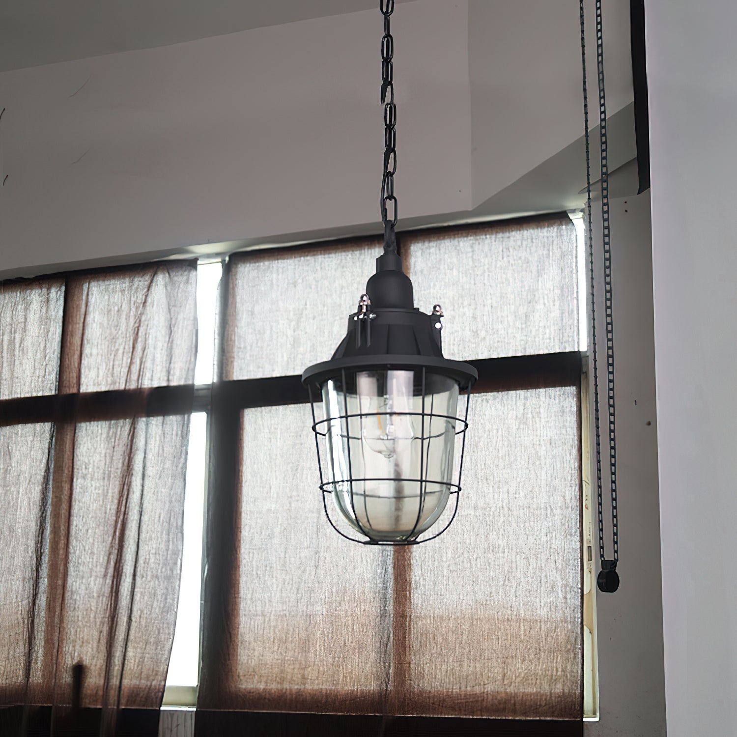 Bulkhead Cage Pendant Light D629