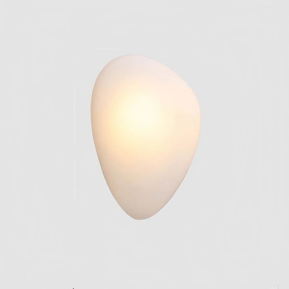 Pebble Glass Wall Lamp for Bedroom