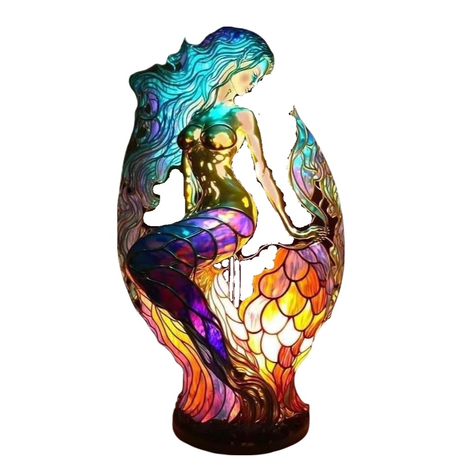Magical Animal Statue Resin Table Lamp M53