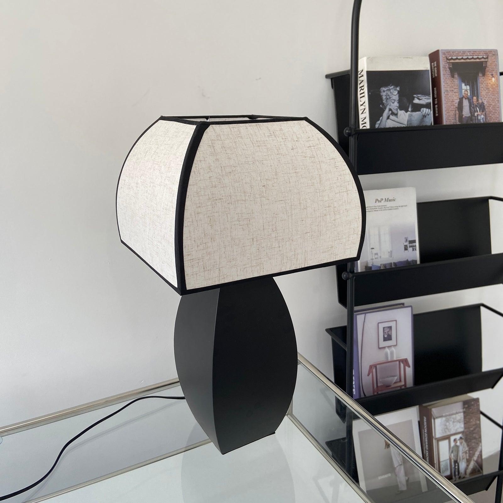 Retro Metal Mushroom Fabric Table Lamp M549