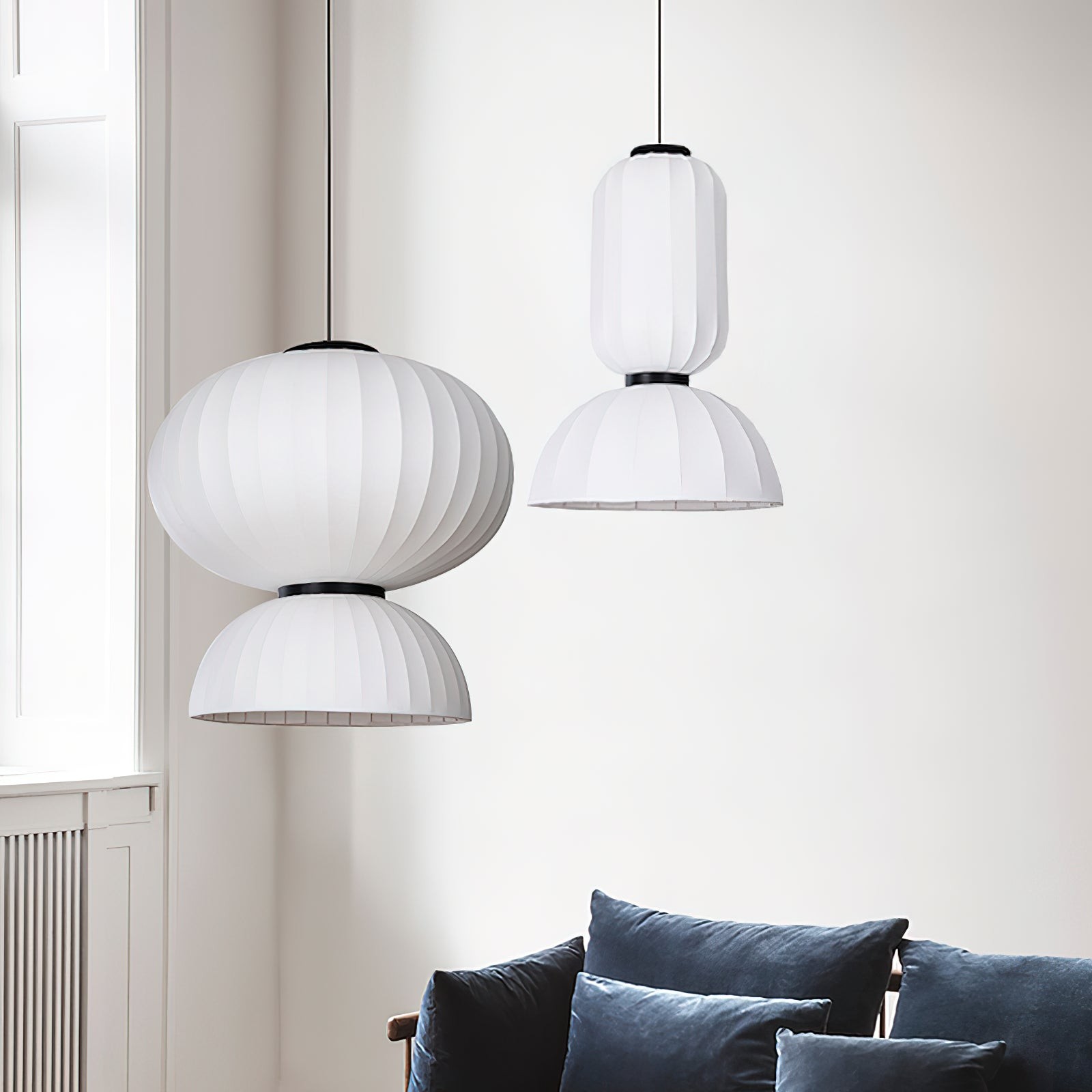Mulberry Silk Lantern Pendant Light M536