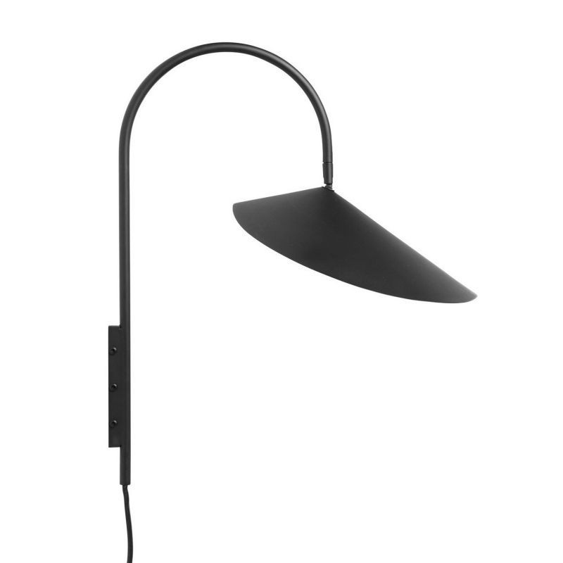 Leaf Shape Swivel Metal Wall Lamp