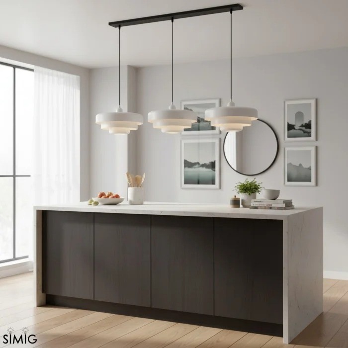 Triple Layer Disc Macaron Cake Pendant Light S90