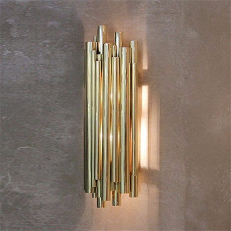 Gold Aluminum Wall Lamp