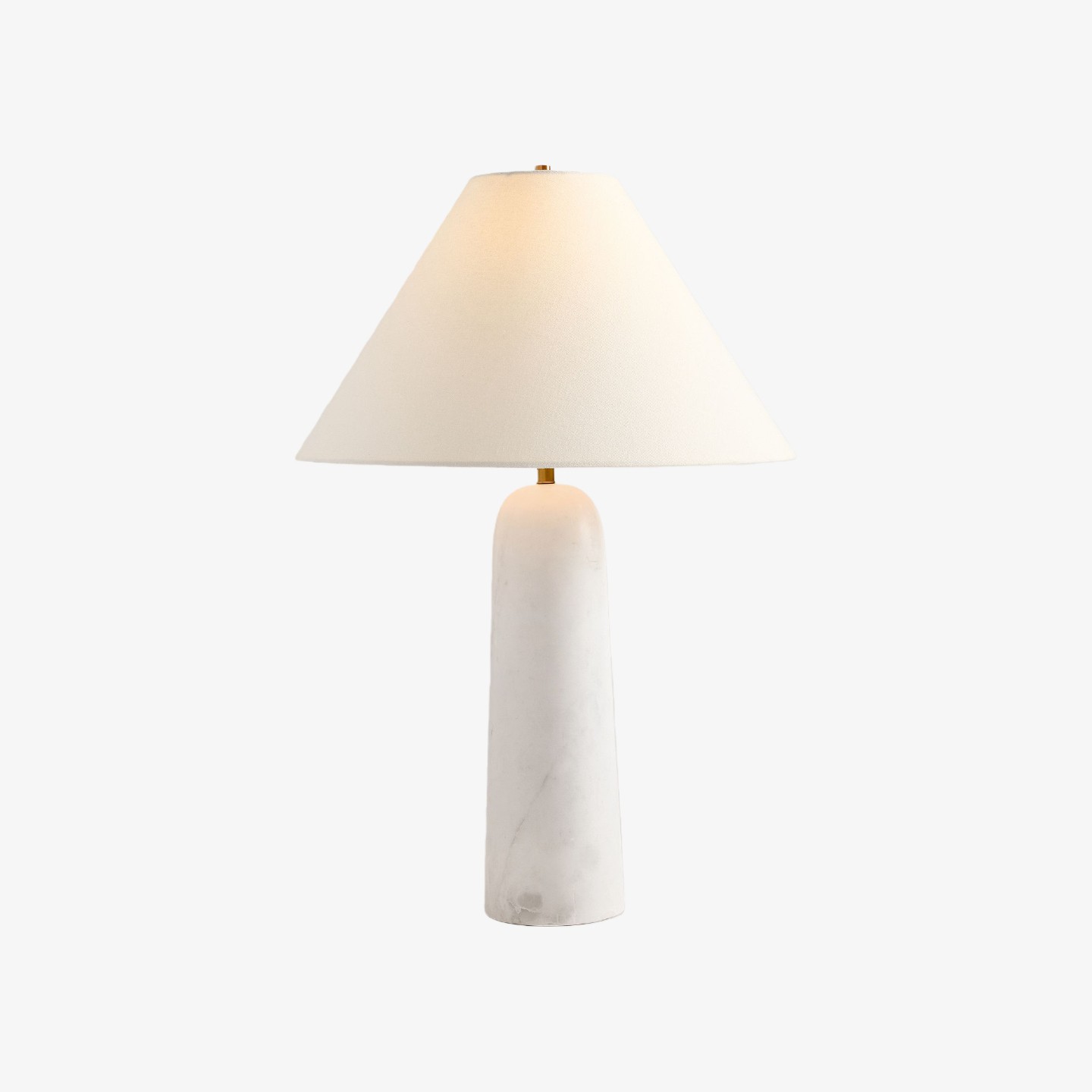 Albi Minimalist Marble Table Lamp - Elegant Fabric Shade Suitable for Any Room T617