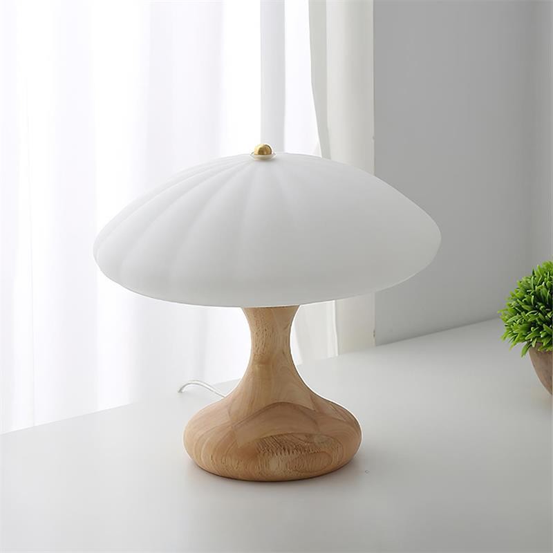 Mushroom Shape Curved Table Lamp M191