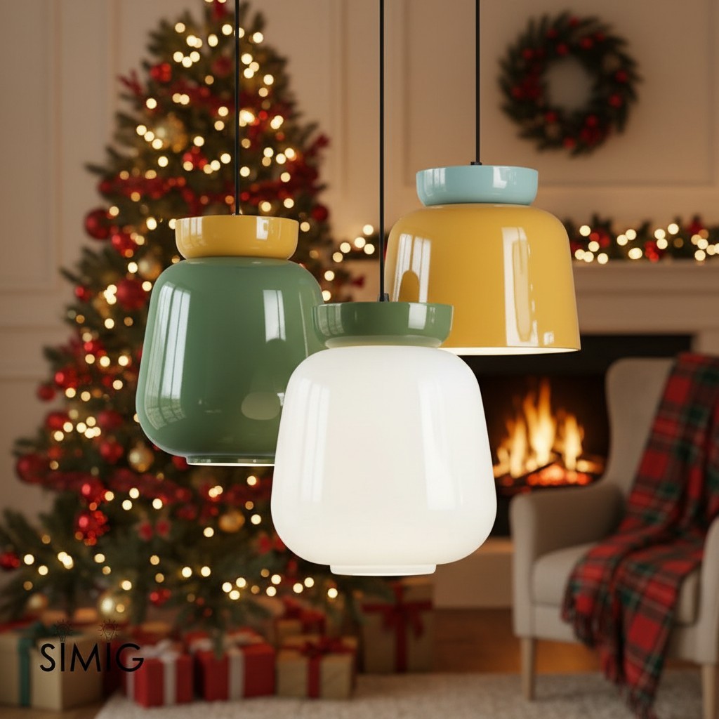 Fiesta Colorful Bowl-Shaped Ceramic Pendant Light for Dining Room T068