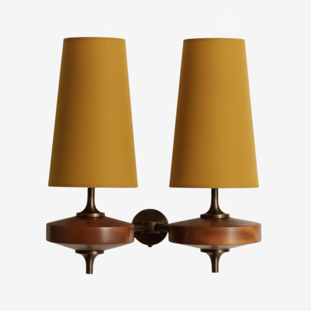 Chrona Rho Fabric Sculpt Wall Lamp - Artistic Contemporary Style T122