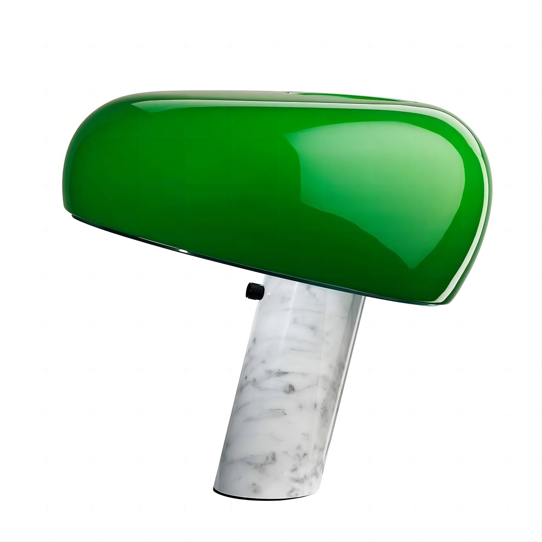 Modern Scandinavian Curved Marble Table Lamp