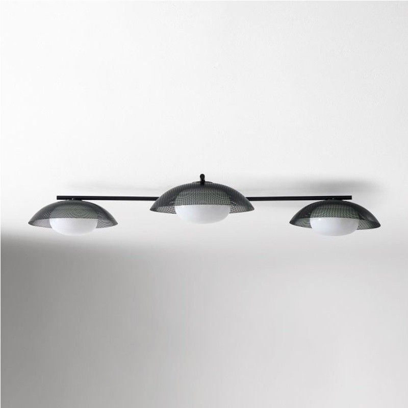Elorina 3-Light Flush Mount Glass/Metal Ceiling Light - A Stylish Fixture for Modern Spaces T004