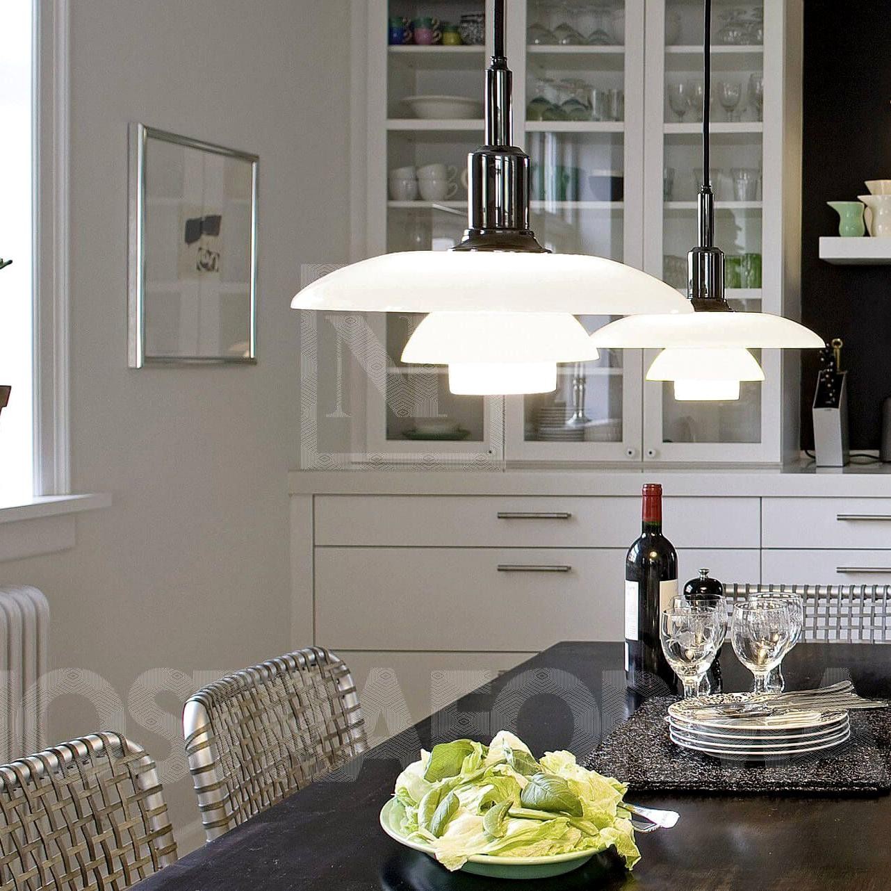 Danish Disc Multilayer Metal Pendant Light S01
