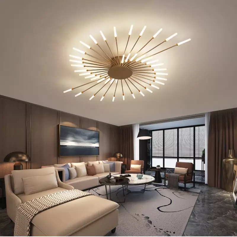 Multi-Head Fireworks Led Recessed Ceiling Lamp S179