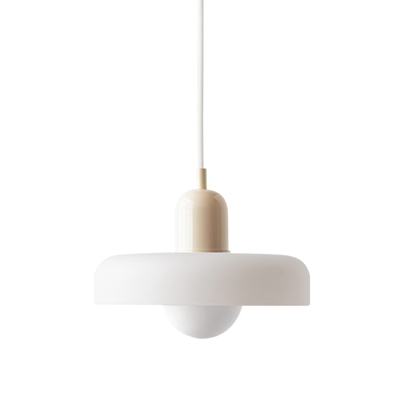 Morandi Glass Disc Orb Pendant Lamp S85