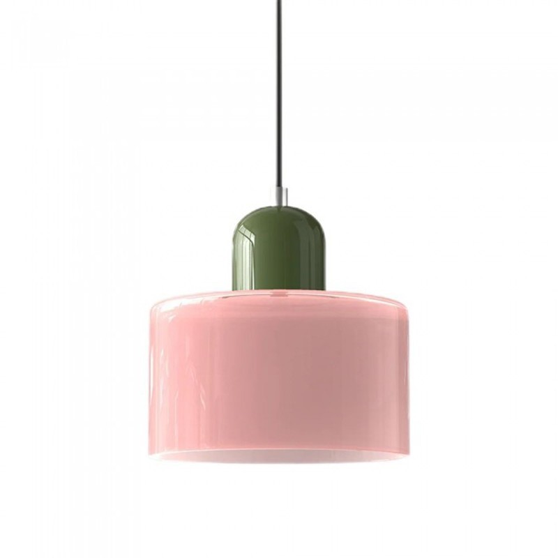 Nordic Morandi Cylinder Glass Pendant Lamp S101