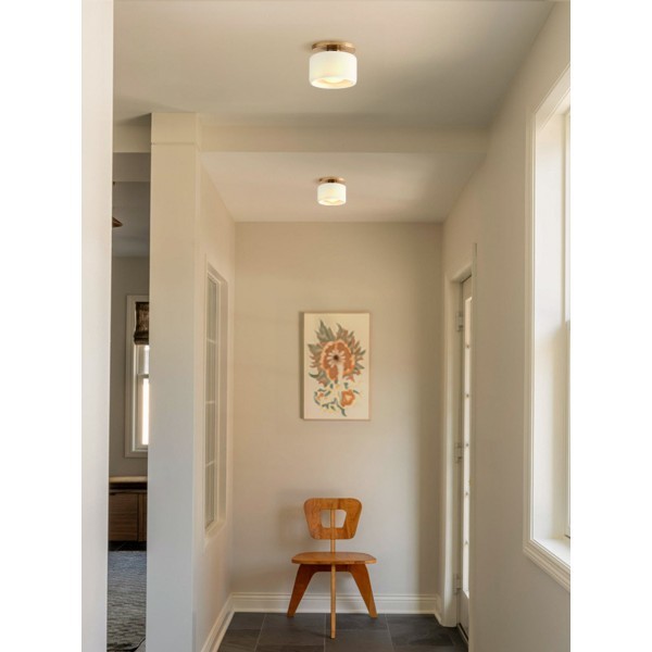 Cerova Elegant Round Porcelain Flush Mount Ceiling Light T165