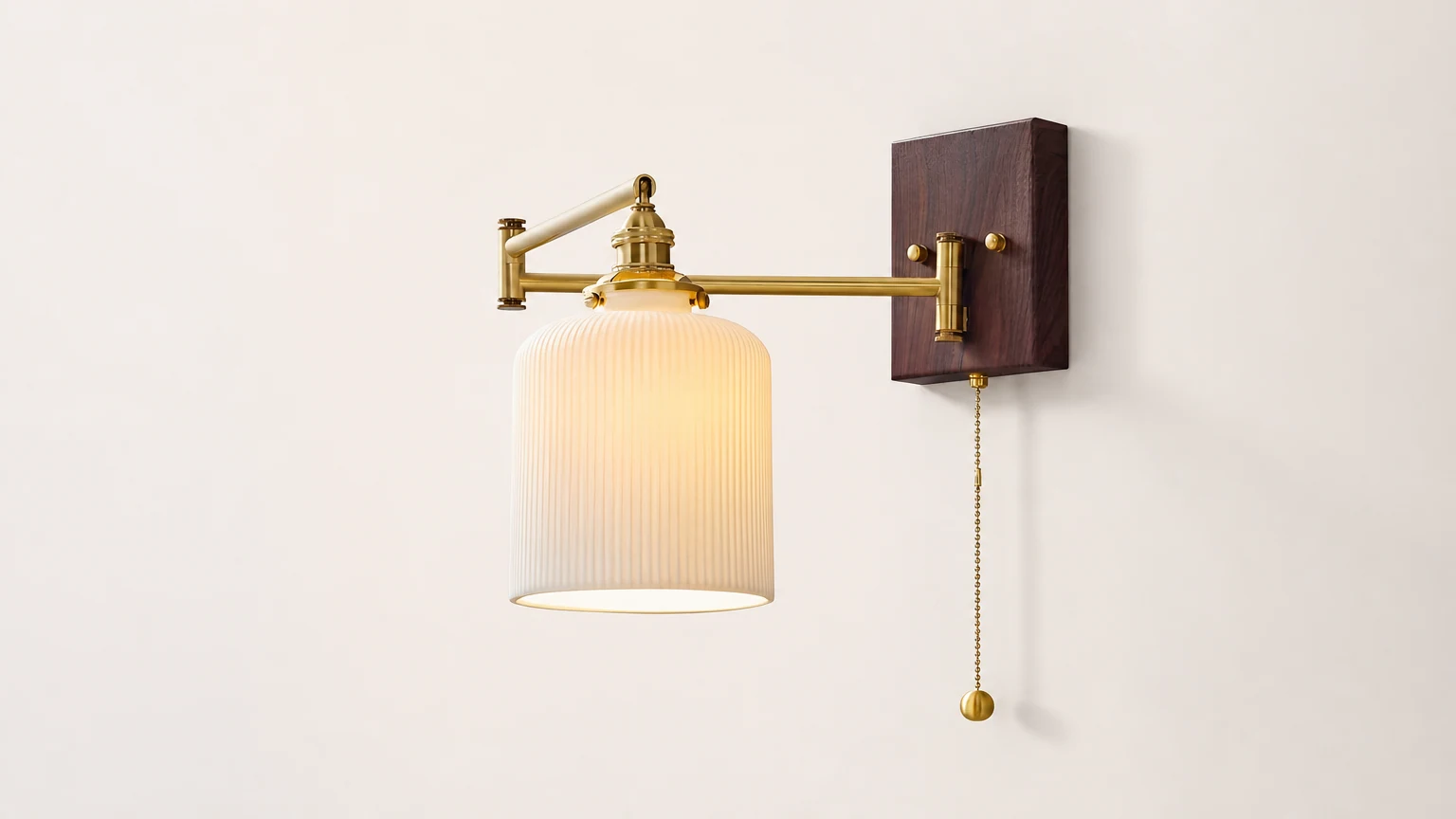 Kinkiet Ceramic Geometry M483 w scenie na ścianie wewnętrznej