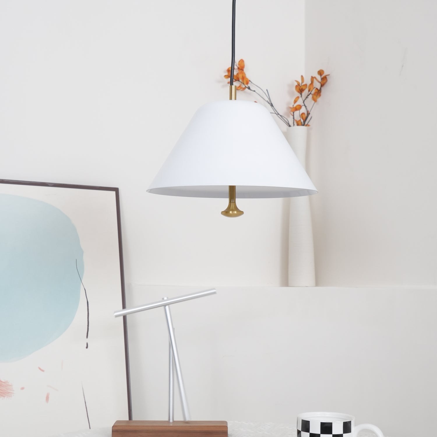 Metal Pear Pendant Lamp M246