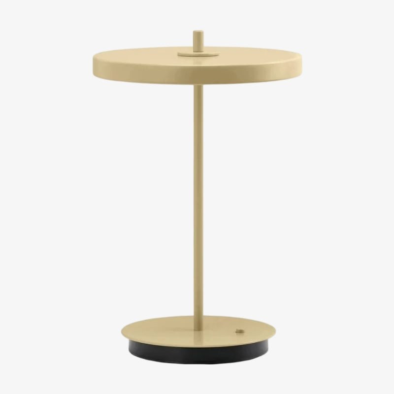 Astris Modern Minimalist Metal Table Lamp Soft LED Illumination for Living Room and Office T581
