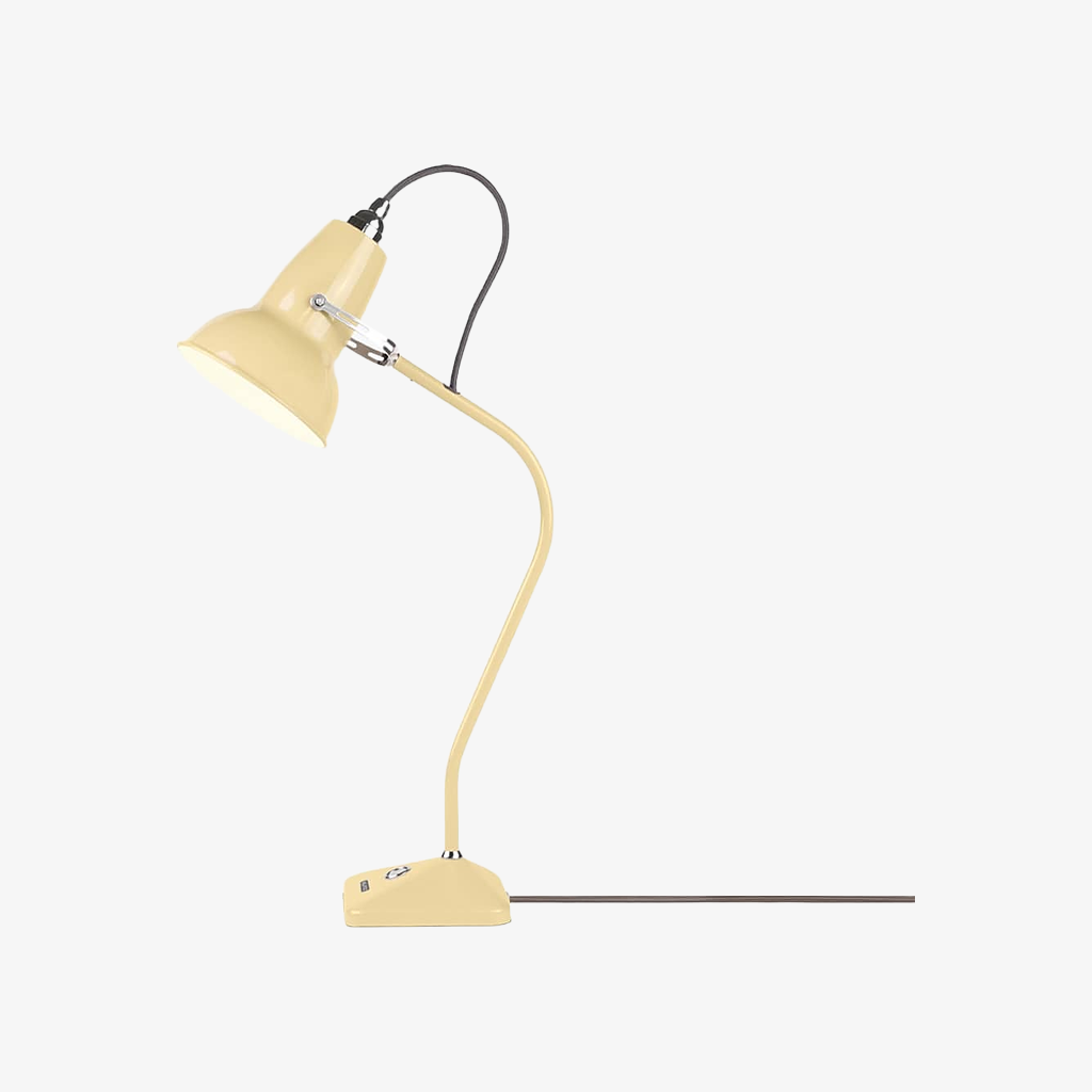 Maślankowa żółta lampa stołowa Modryx Mini