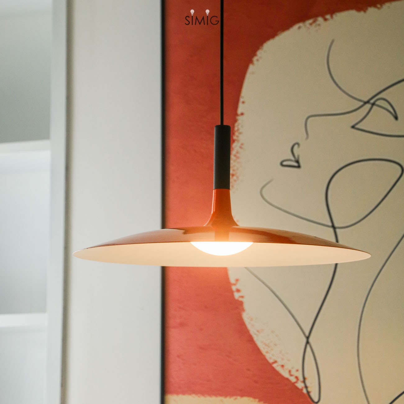 Scandinavian Large Cone LED Pendant Light S08