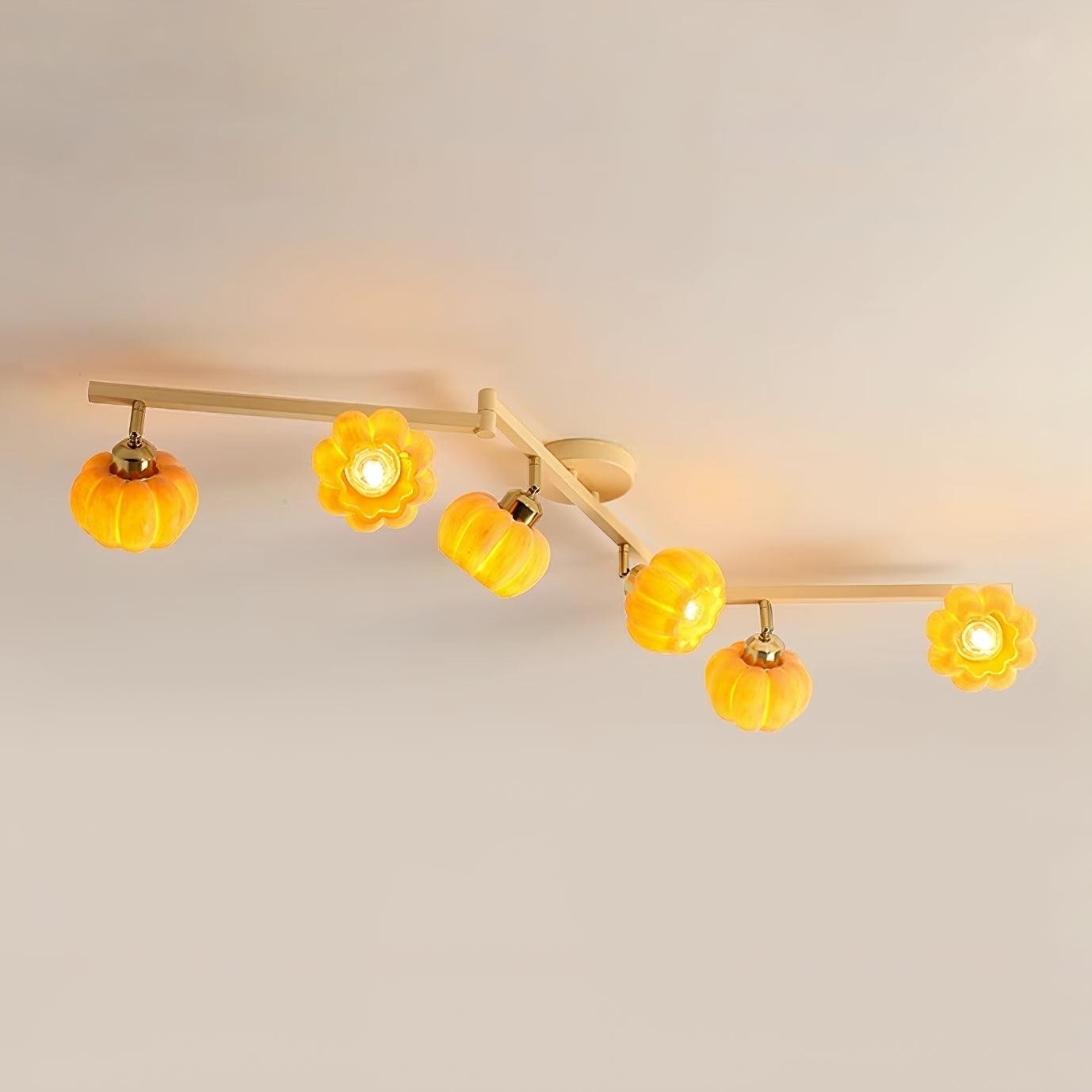 Pumpkin Flower Ceiling Lamp M315