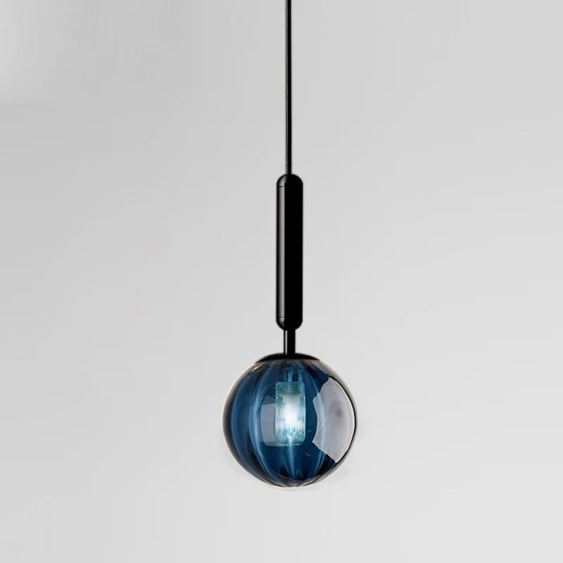 Nordic Stained Glass Ball Pendant Lamp S117