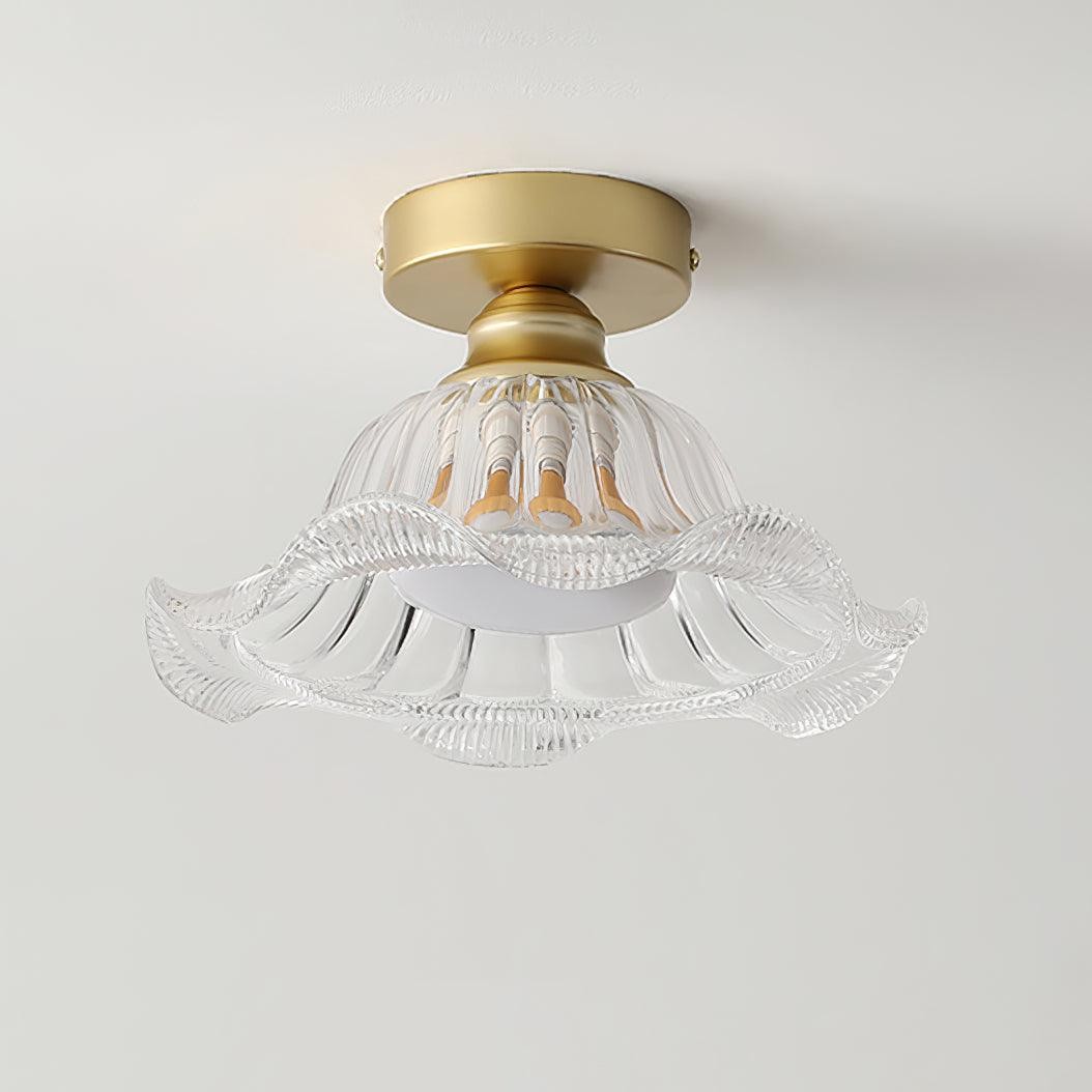 Vintage Glass Flower Ceiling Light M332