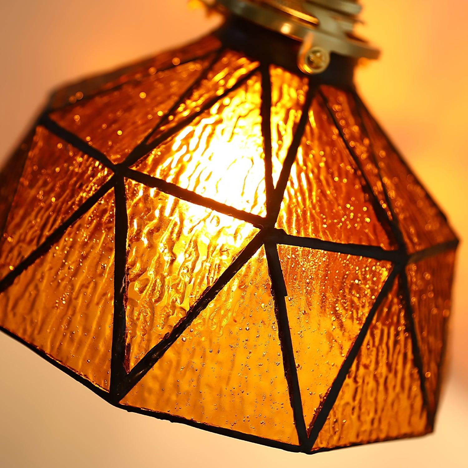 Retro Pastoral Glass Wall Lamp M211