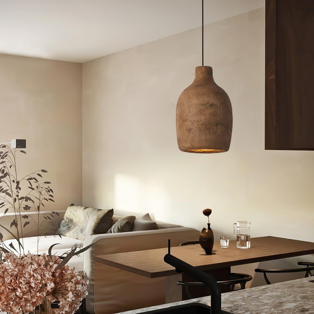 Nordic Industrial Milk Can Resin Pendant Light S171