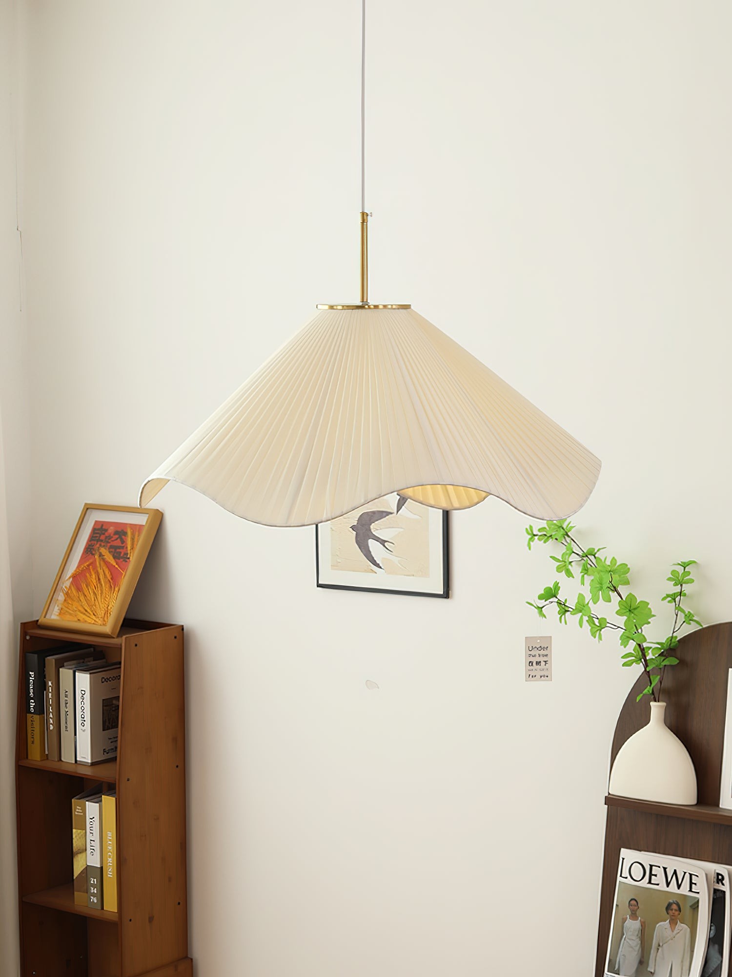Nordic Cream Style Floral Pendant Lamp M561