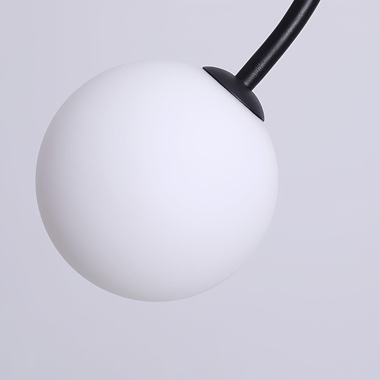 Creative Double Heads Glass Pendant Lamp M493