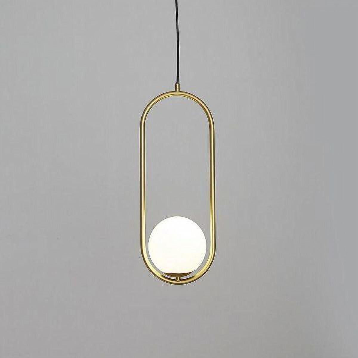Modern Geometric Metal Pendant Light