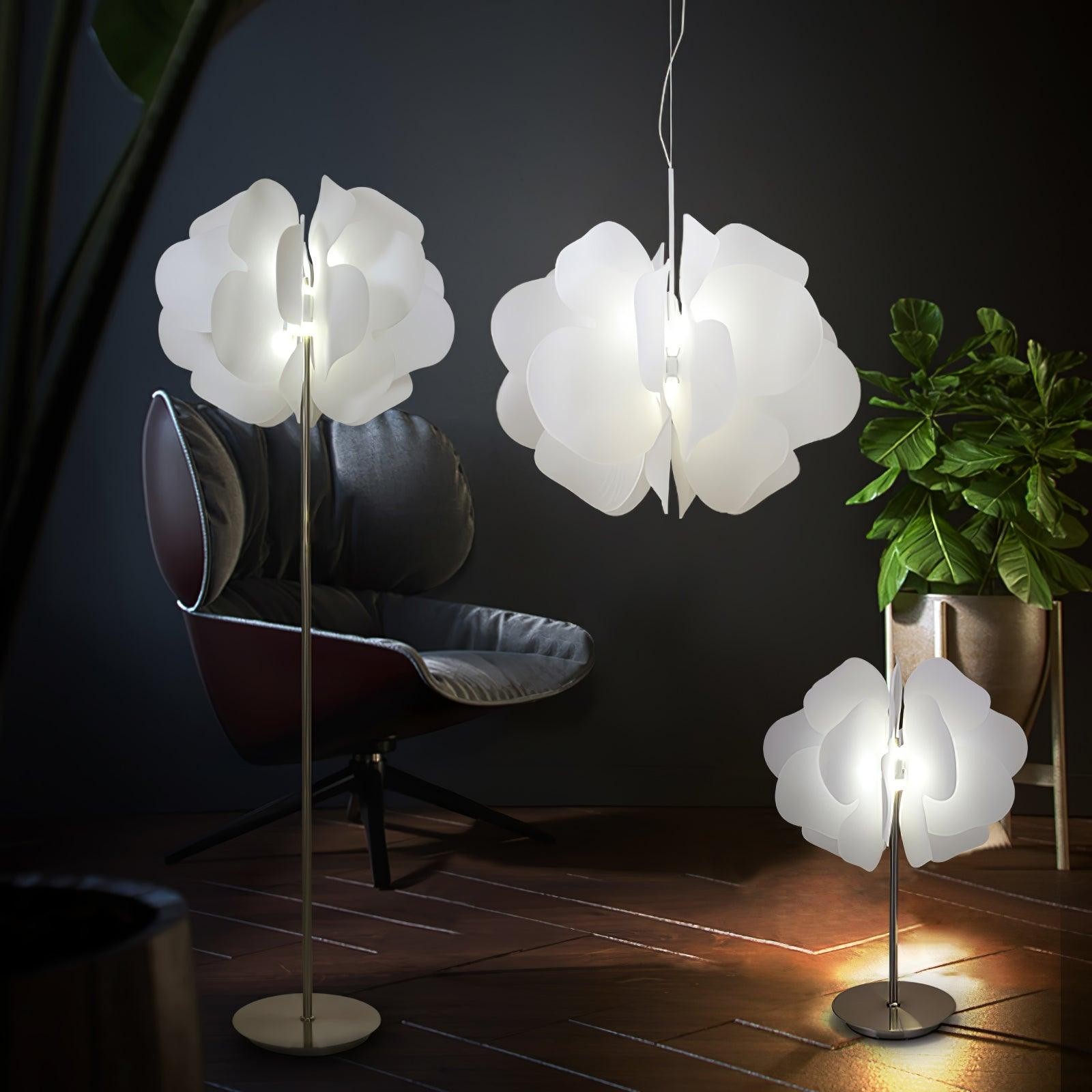 Modern Plastic Flower Design Pendant Lamp M43