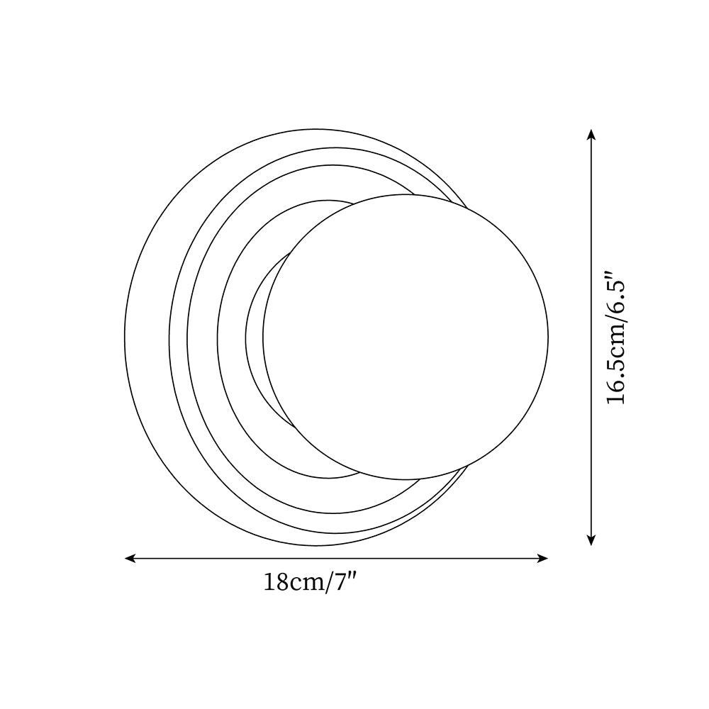 Modern Minimalist Round Wall Lamp M391